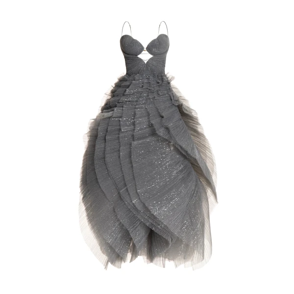 Maria Lucia Hohan Sureya Gown in Bosco, view 2