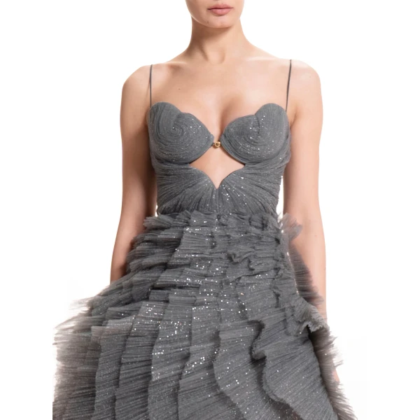 Maria Lucia Hohan Sureya Gown in Bosco, view 6