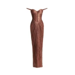 Maria Lucia Hohan Susie Gown in Chocolate