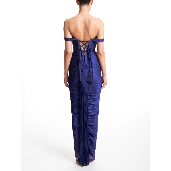 Maria Lucia Hohan Susie Gown in Galaxy, view 4