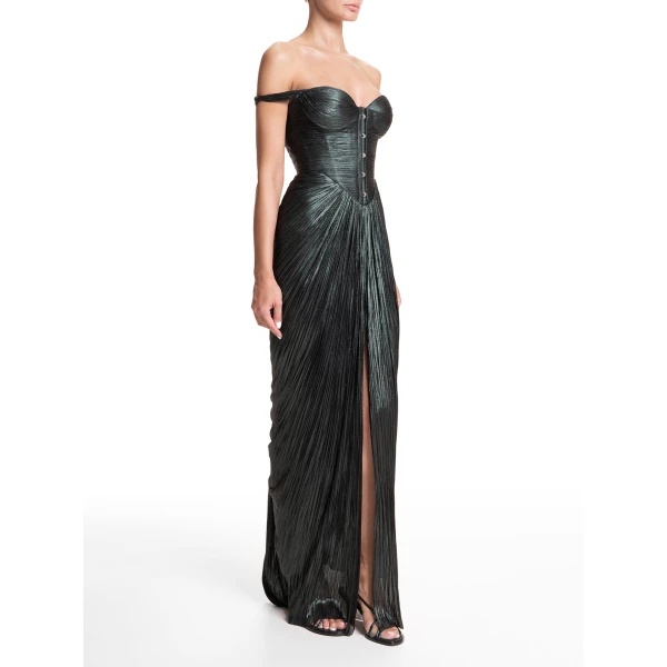 Maria Lucia Hohan Susie Gown in Jungle, view 3