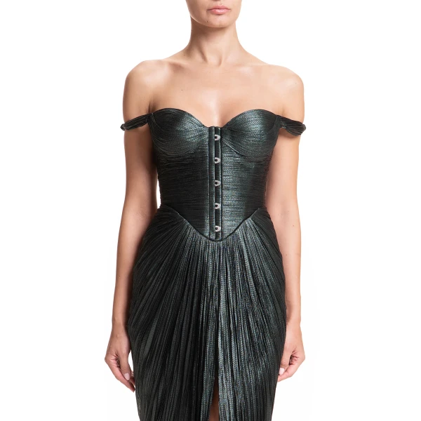 Maria Lucia Hohan Susie Gown in Jungle, view 5
