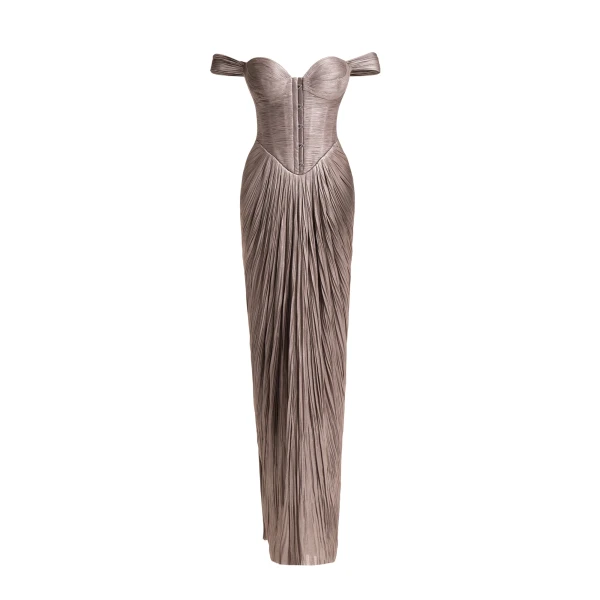 Maria Lucia Hohan Susie Gown in Woodsmoke