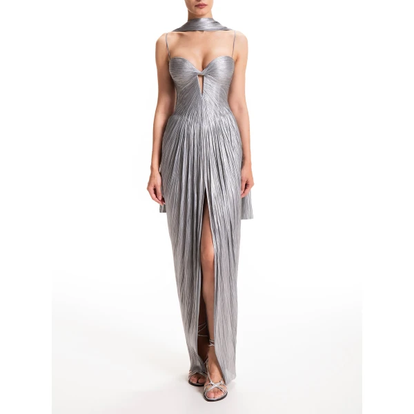 Maria Lucia Hohan Tonia Gown in Ice Blue, view 2