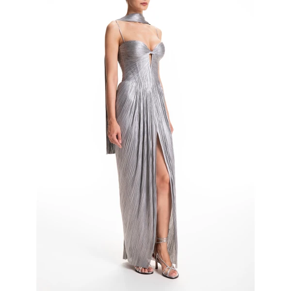 Maria Lucia Hohan Tonia Gown in Ice Blue, view 3