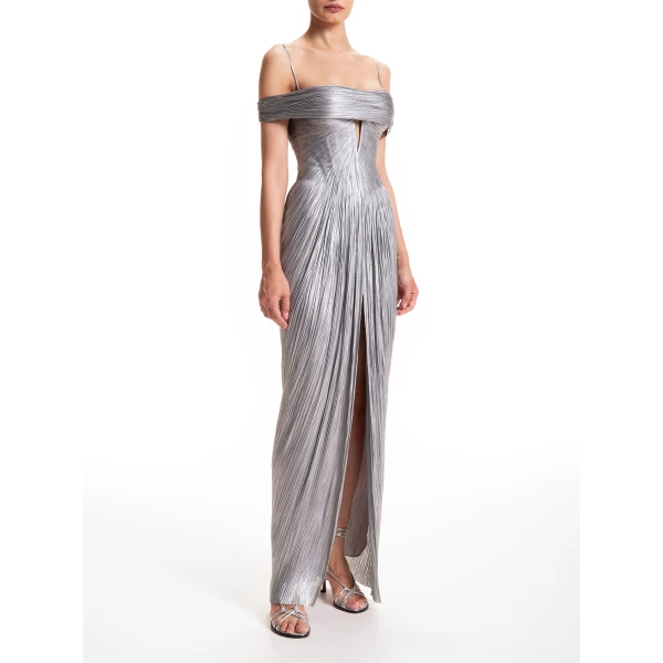 Maria Lucia Hohan Tonia Gown in Ice Blue, view 6