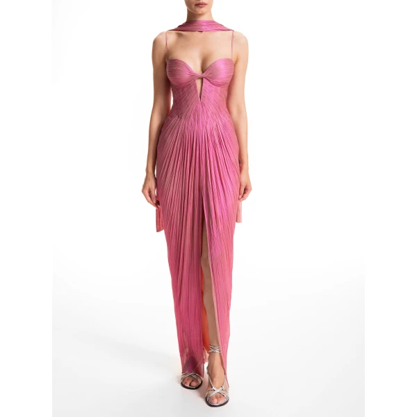 Maria Lucia Hohan Tonia Gown in Sorbet, view 2