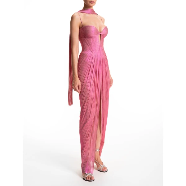 Maria Lucia Hohan Tonia Gown in Sorbet, view 3