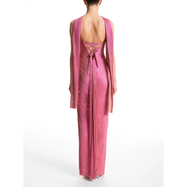 Maria Lucia Hohan Tonia Gown in Sorbet, view 4
