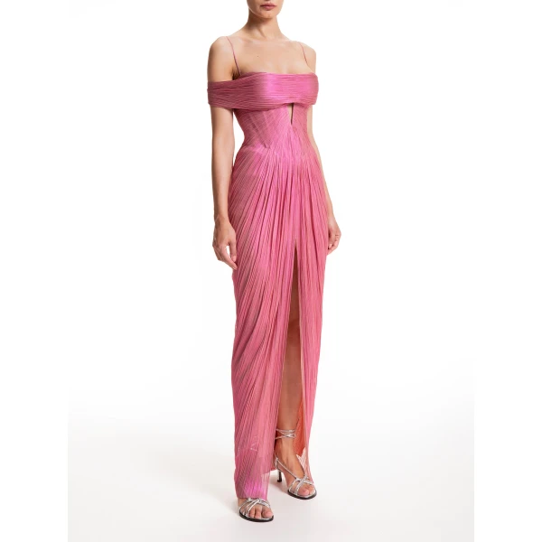 Maria Lucia Hohan Tonia Gown in Sorbet, view 6