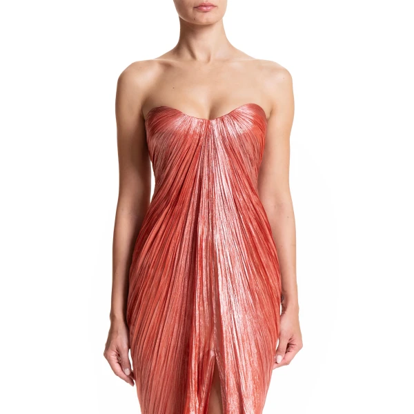Maria Lucia Hohan Victoria Gown in Blood Orange, view 5
