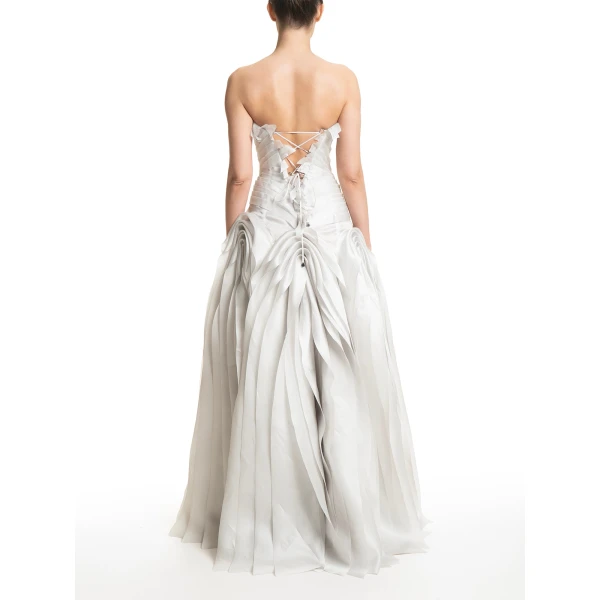 Maria Lucia Hohan Wakumi Gown in Macaron, view 4