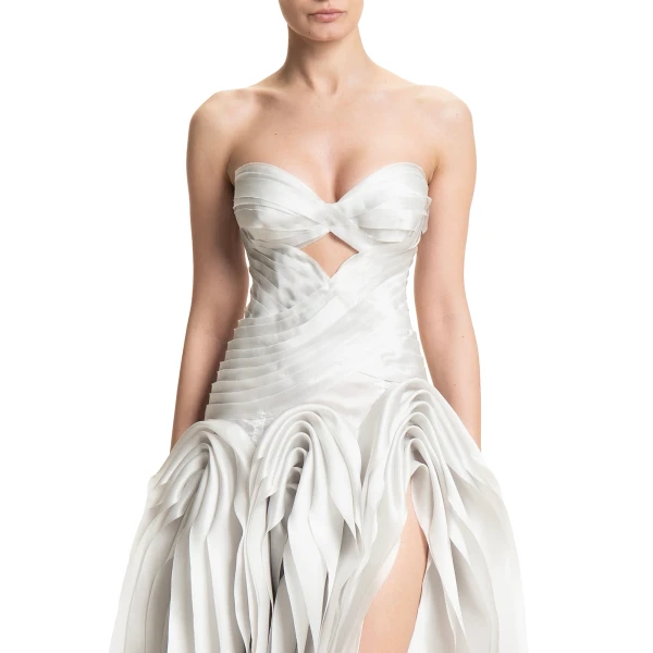 Maria Lucia Hohan Wakumi Gown in Macaron, view 5