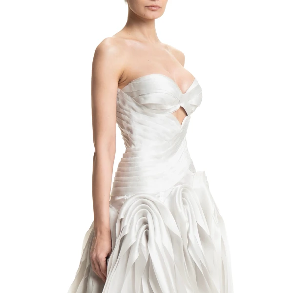 Maria Lucia Hohan Wakumi Gown in Macaron, view 6