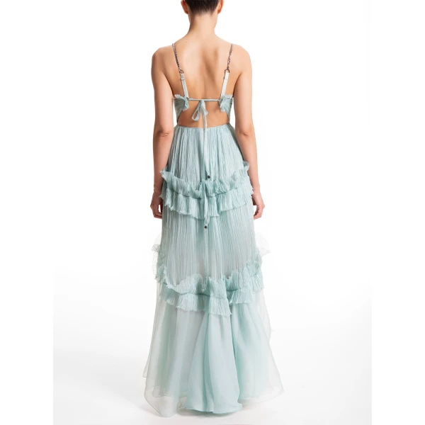 Maria Lucia Hohan Yarinna Gown in Blue Mist, view 4