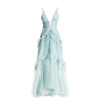 Maria Lucia Hohan Yarinna Gown in Blue Mist