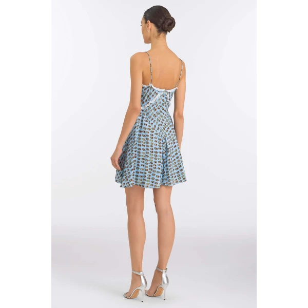 Markarian Aristea Sunflower Mini Dress, view 4