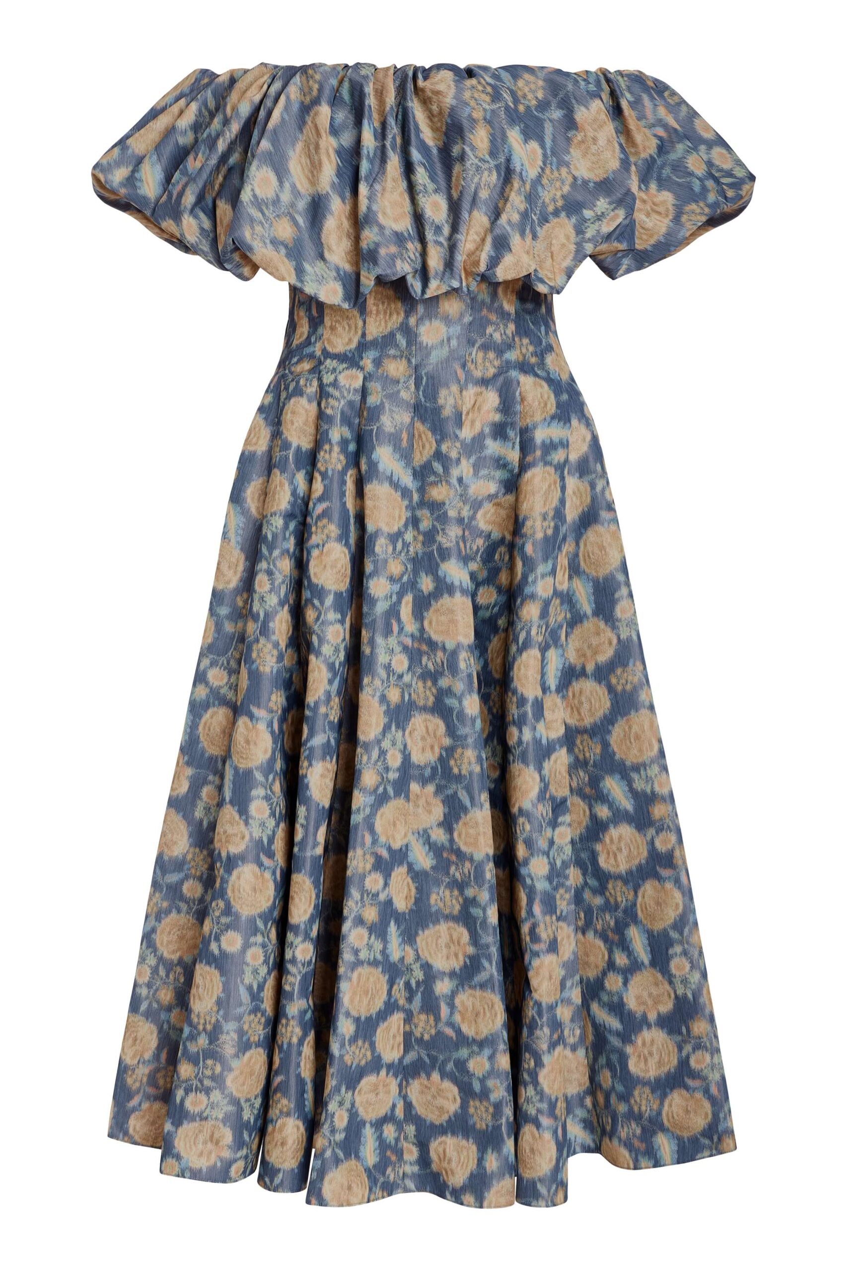 Markarian Freesia Dusk Marigold Ikat Midi Dress