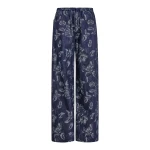Markarian Ila Floral Denim Trousers - Pants - New York Luxury Occasion Wear at Luxury Shoes Markarian Ila Floral Denim Trousers