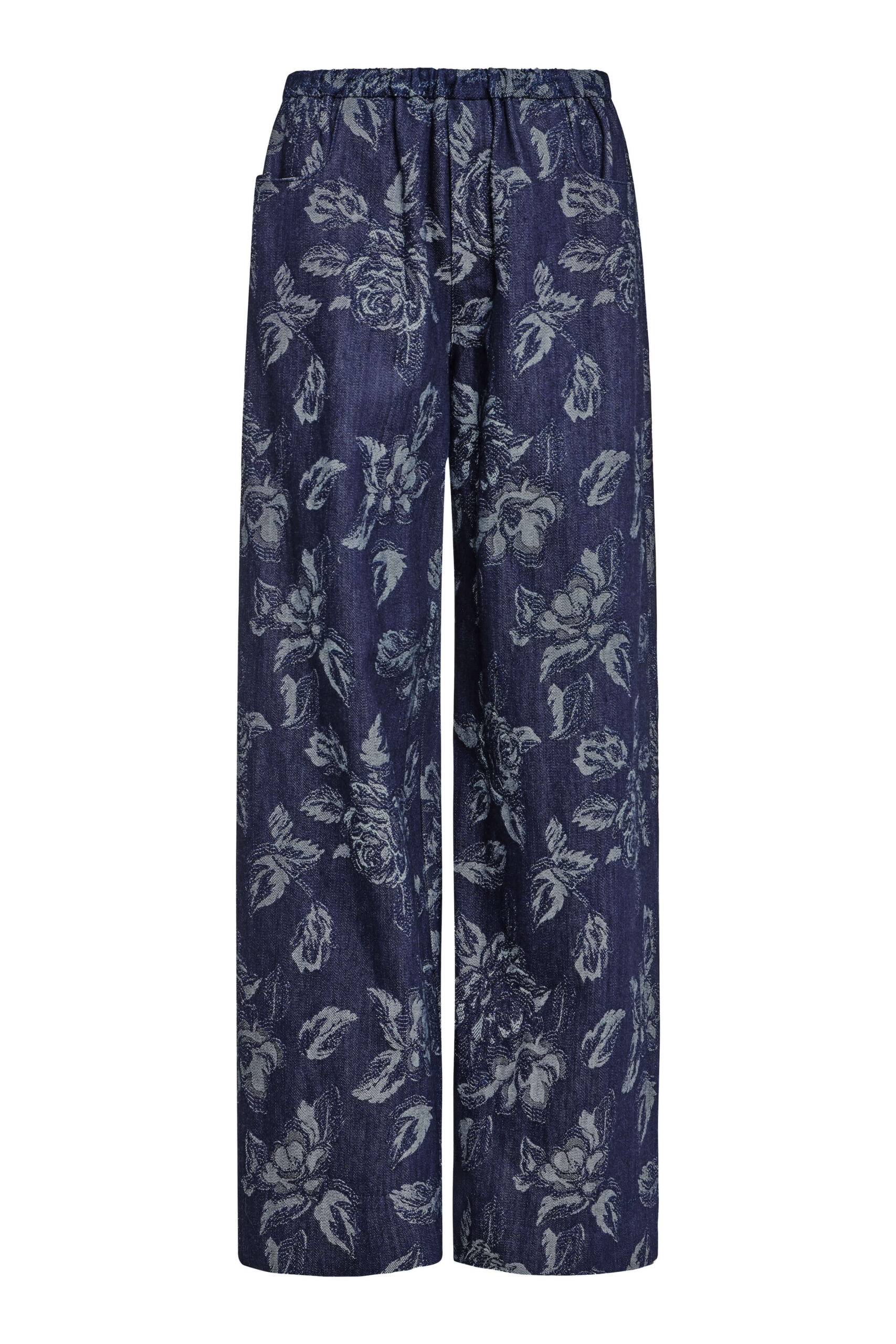 Markarian Ila Floral Denim Trousers