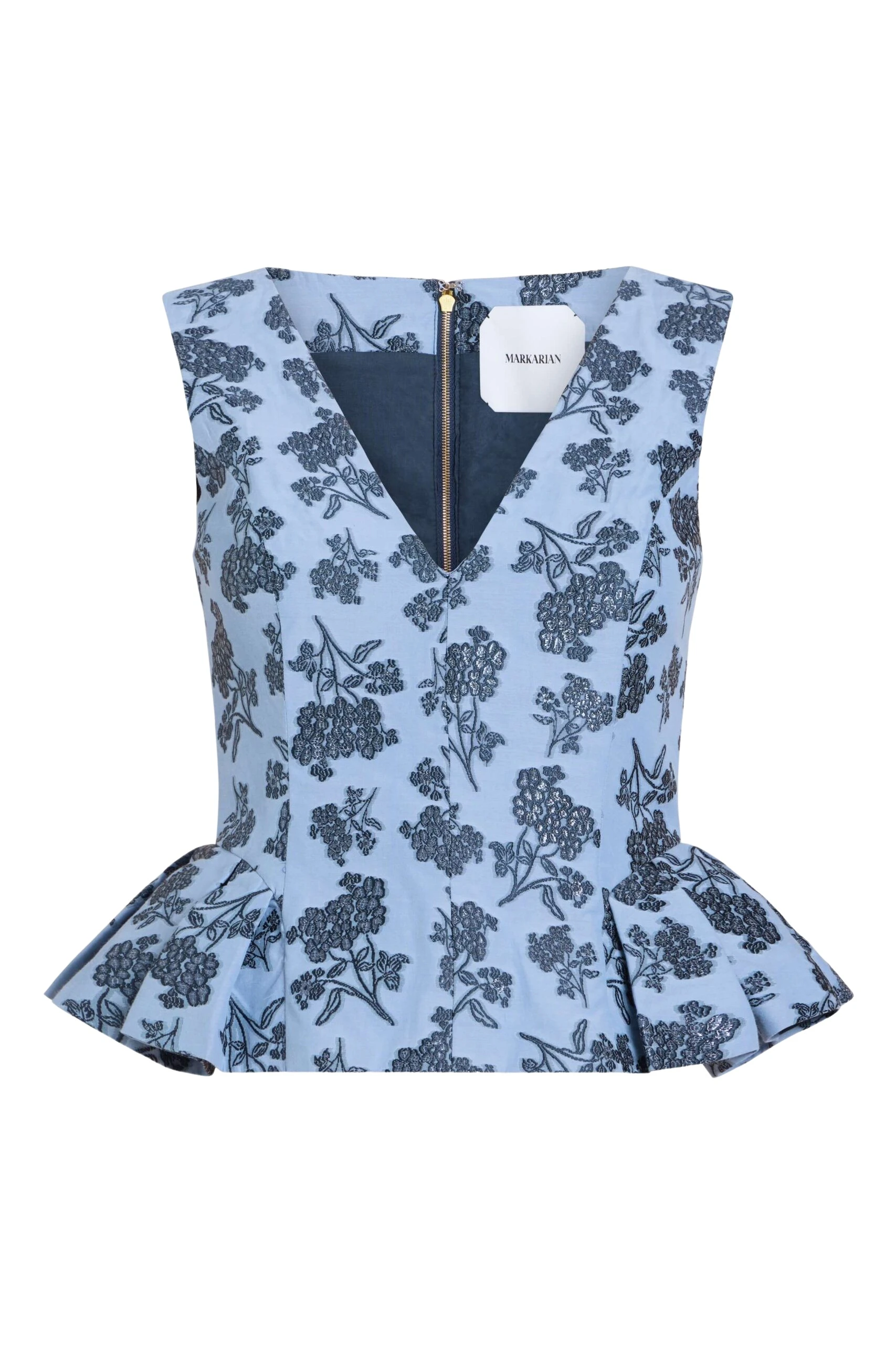 Markarian Jasminium Navy Bouquet Top