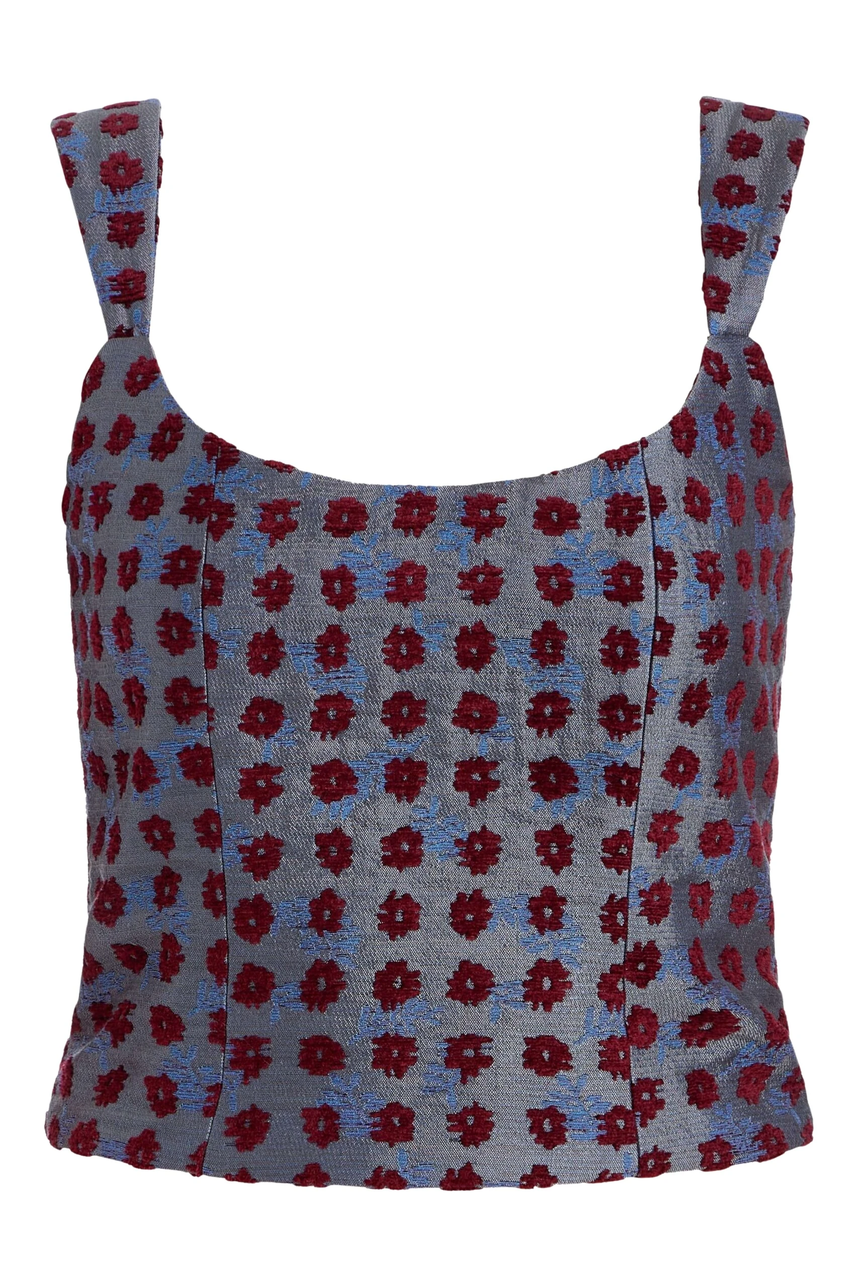 Markarian Maisie Teal Tapestry Top