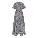 Markarian Margaretta Dusk Marigold Ikat Gown