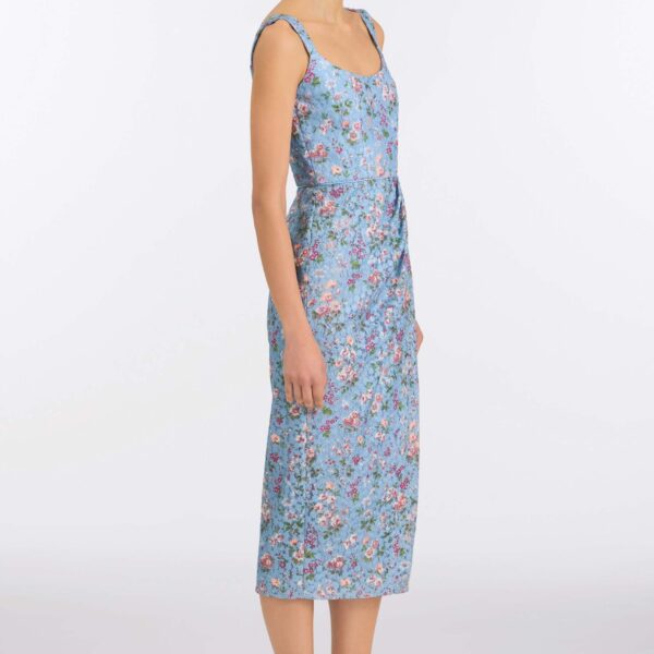 Markarian Marla Lace Wrap Skirt Midi Dress, view 3