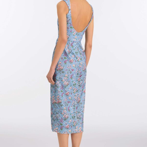Markarian Marla Lace Wrap Skirt Midi Dress, view 4