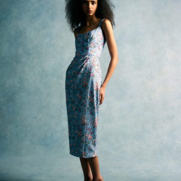 Markarian Marla Lace Wrap Skirt Midi Dress, view 5