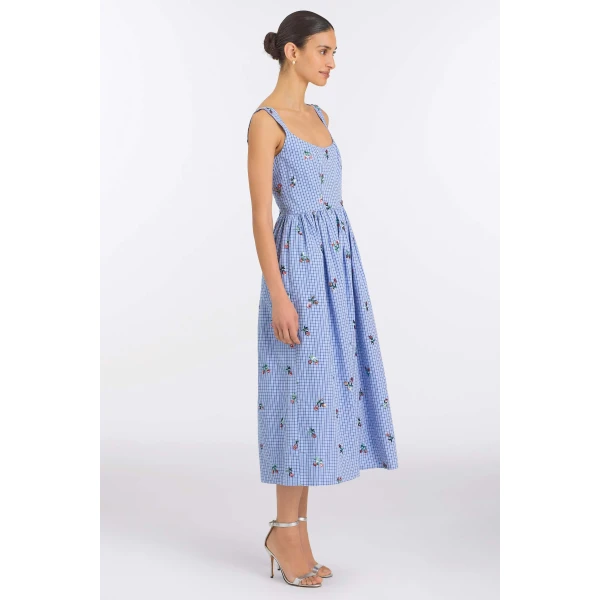 Markarian Nara Sequin Embroidery Midi Dress, view 3