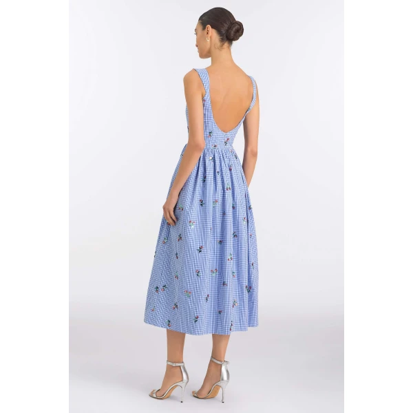 Markarian Nara Sequin Embroidery Midi Dress, view 4