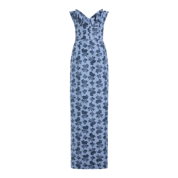 Markarian Rita Navy Bouquet Gown