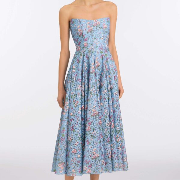 Markarian Rousseau Lace Midi Dress, view 2