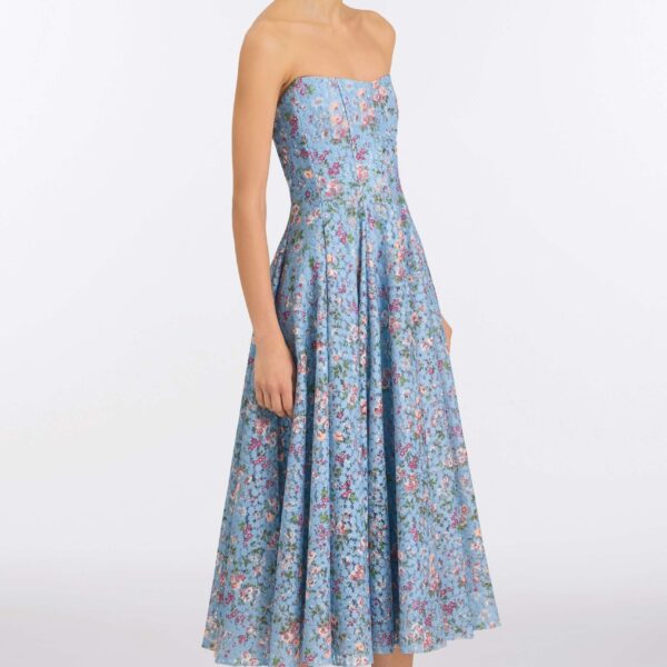 Markarian Rousseau Lace Midi Dress, view 3