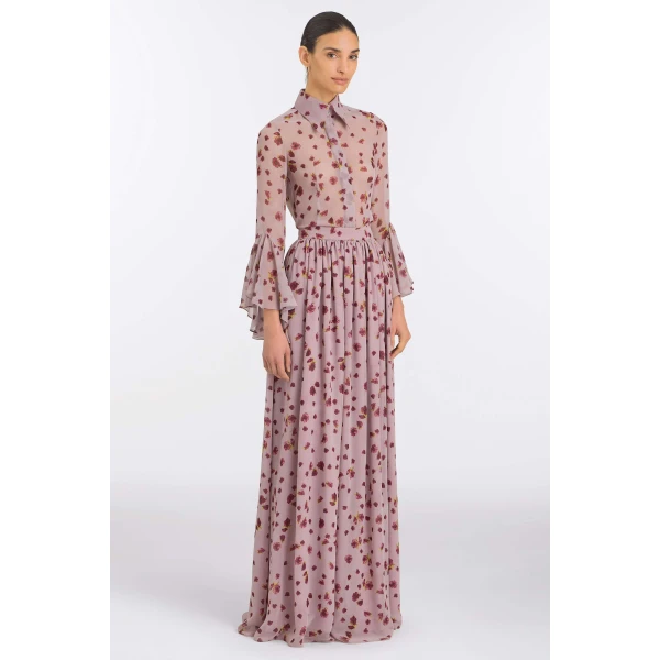 Markarian Wilma Dusty Rose Button Down Top, view 2