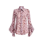 Markarian Wilma Dusty Rose Button Down Top