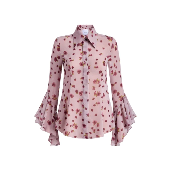 Markarian Wilma Dusty Rose Button Down Top