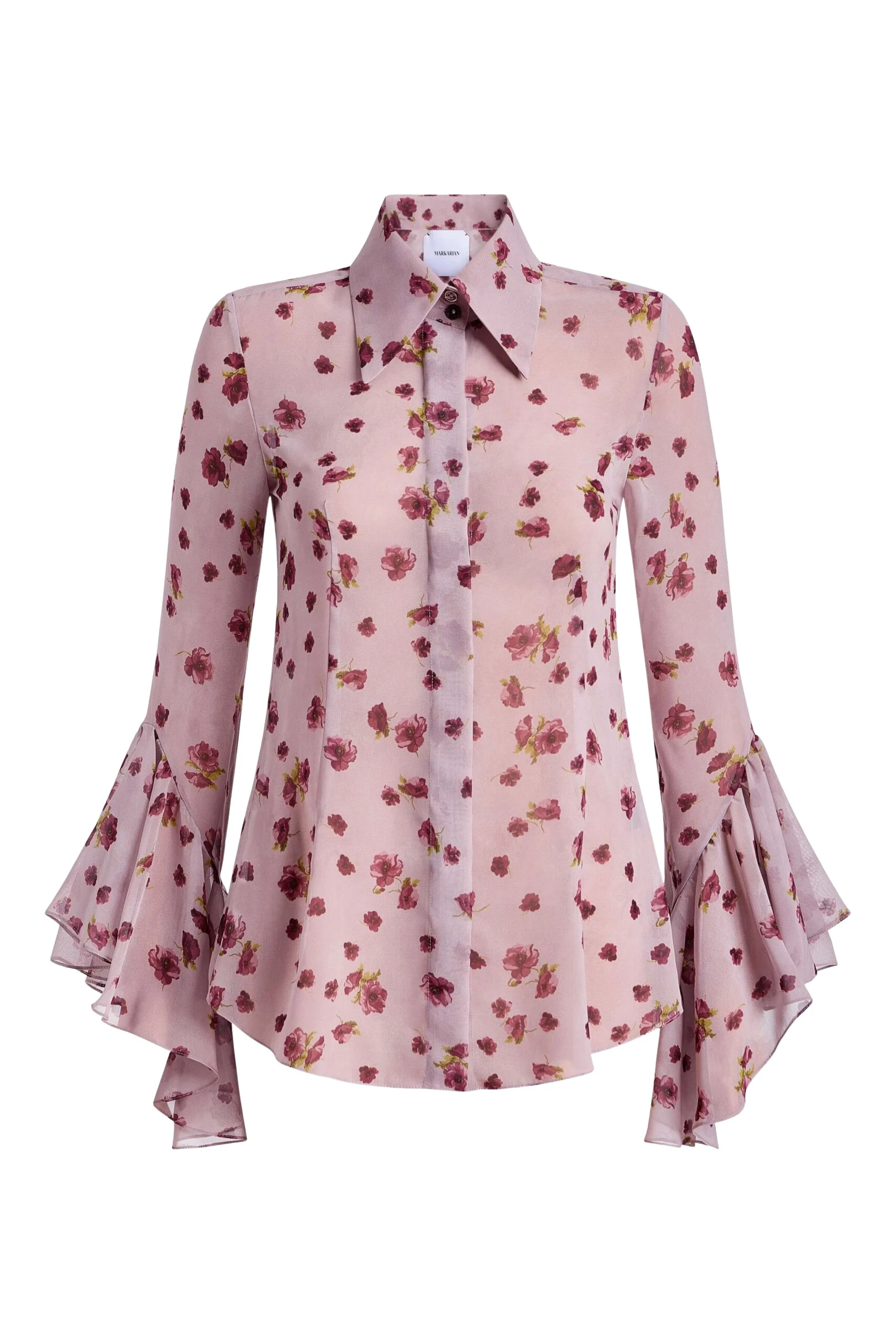 Markarian Wilma Dusty Rose Button Down Top