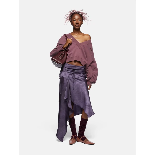 The Attico Mauve fade sweatshirt Knit, view 2