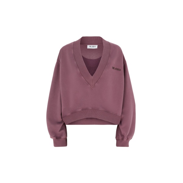 The Attico Mauve fade sweatshirt Knit