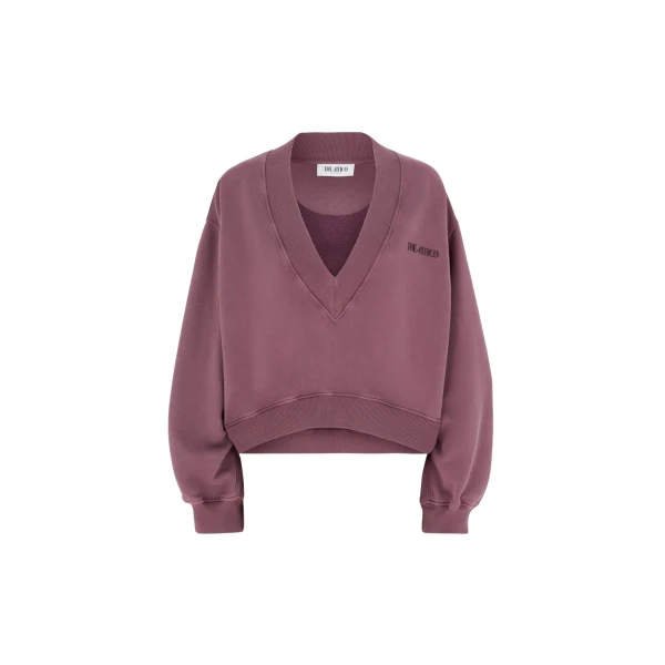 The Attico Mauve fade sweatshirt Knit