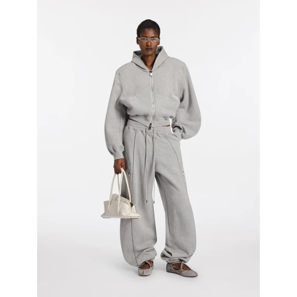 The Attico Melange grey joggers, view 2
