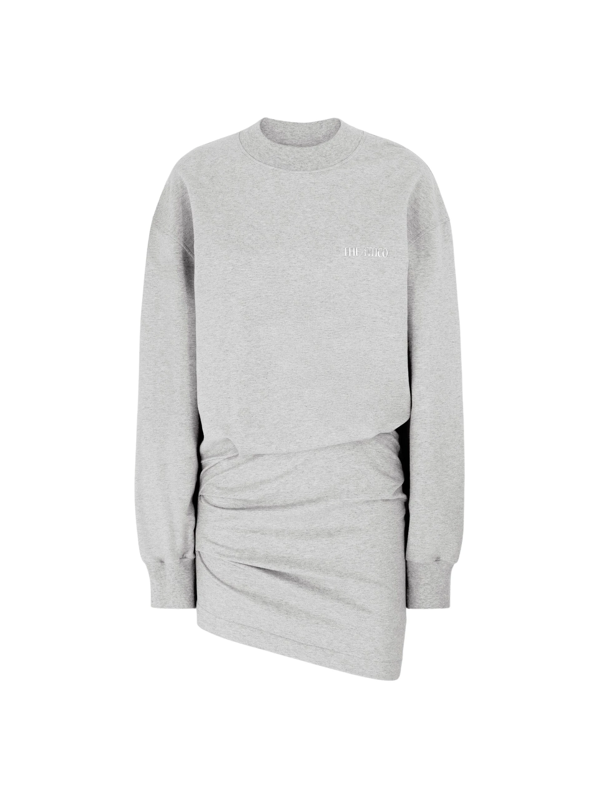 Melange-grey-mini-dress-The-Attico-Dresses-scaled63549_nobg The Attico Melange grey mini dress