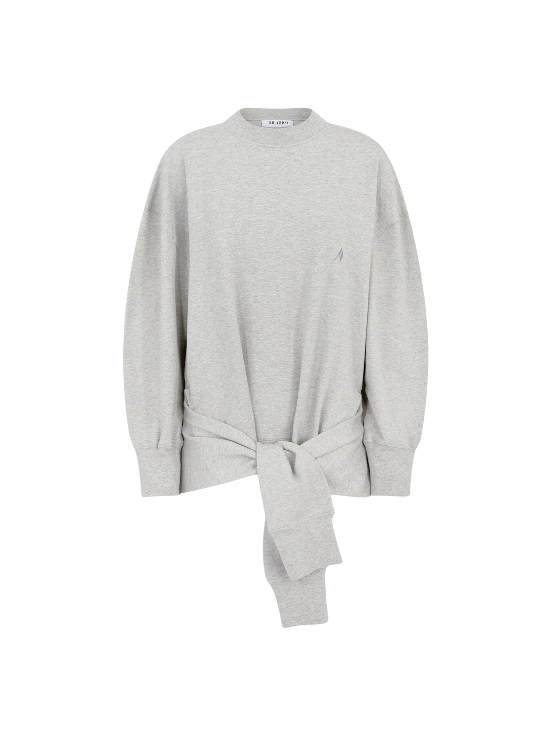 Melange-grey-sweatshirt-The-Attico-Knitwear-4-scaled15170_nobg The Attico Melange grey sweatshirt Knit