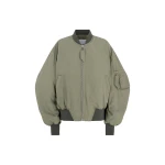 The Attico Military green bomber Jacket
