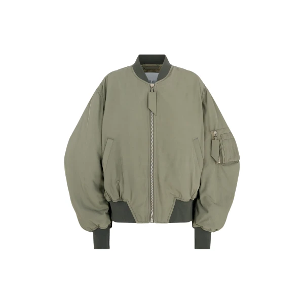 The Attico Military green bomber Jacket