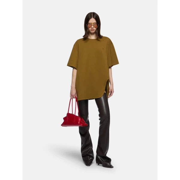 The Attico Military green t-shirt Top, view 2