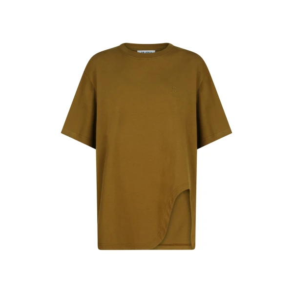 The Attico Military green t-shirt Top