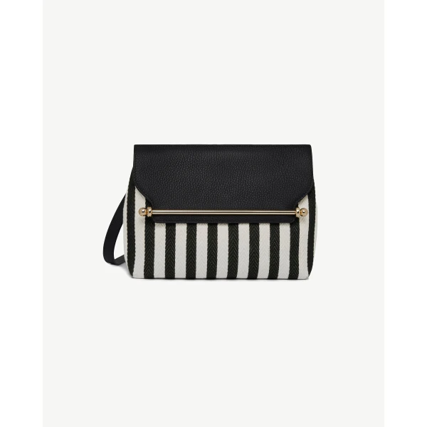 Strathberry Casual Stylist in Striped Canvas, view 2